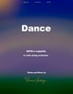 Dance SATB choral sheet music cover